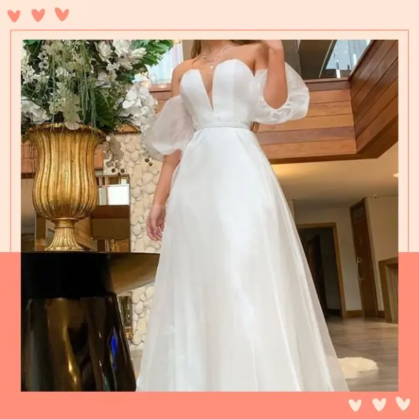 vestido branco tomara que caia para casamento