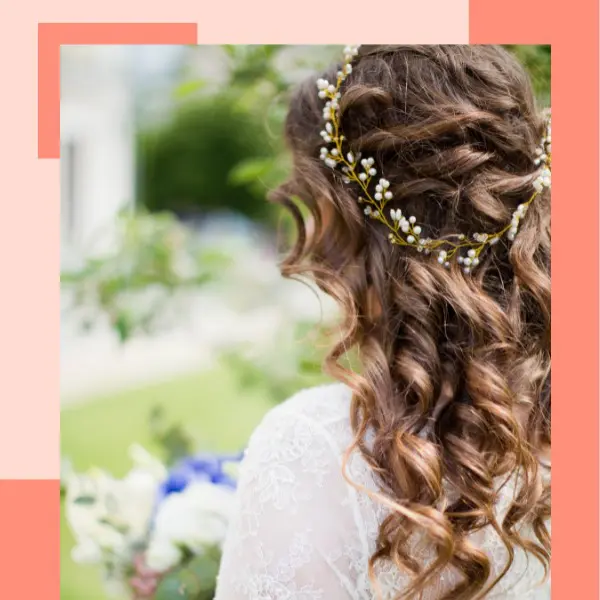 cabelo ondulado para noiva
