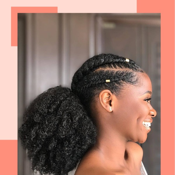 penteado de noiva cabelo afro