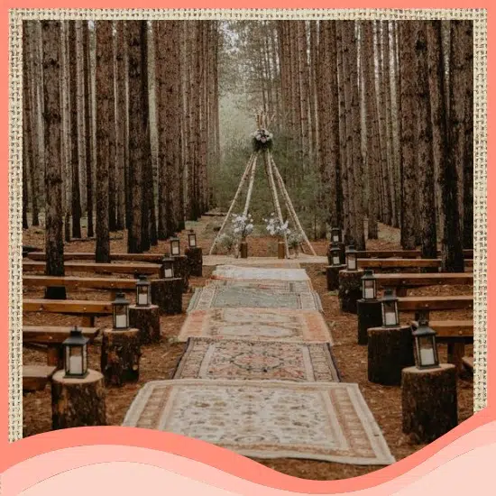casamento na floresta