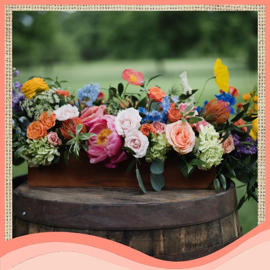 flores casamento rustico