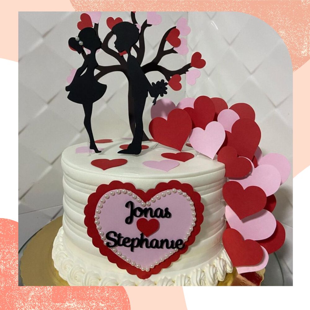 bolo de casamento com decoração simples