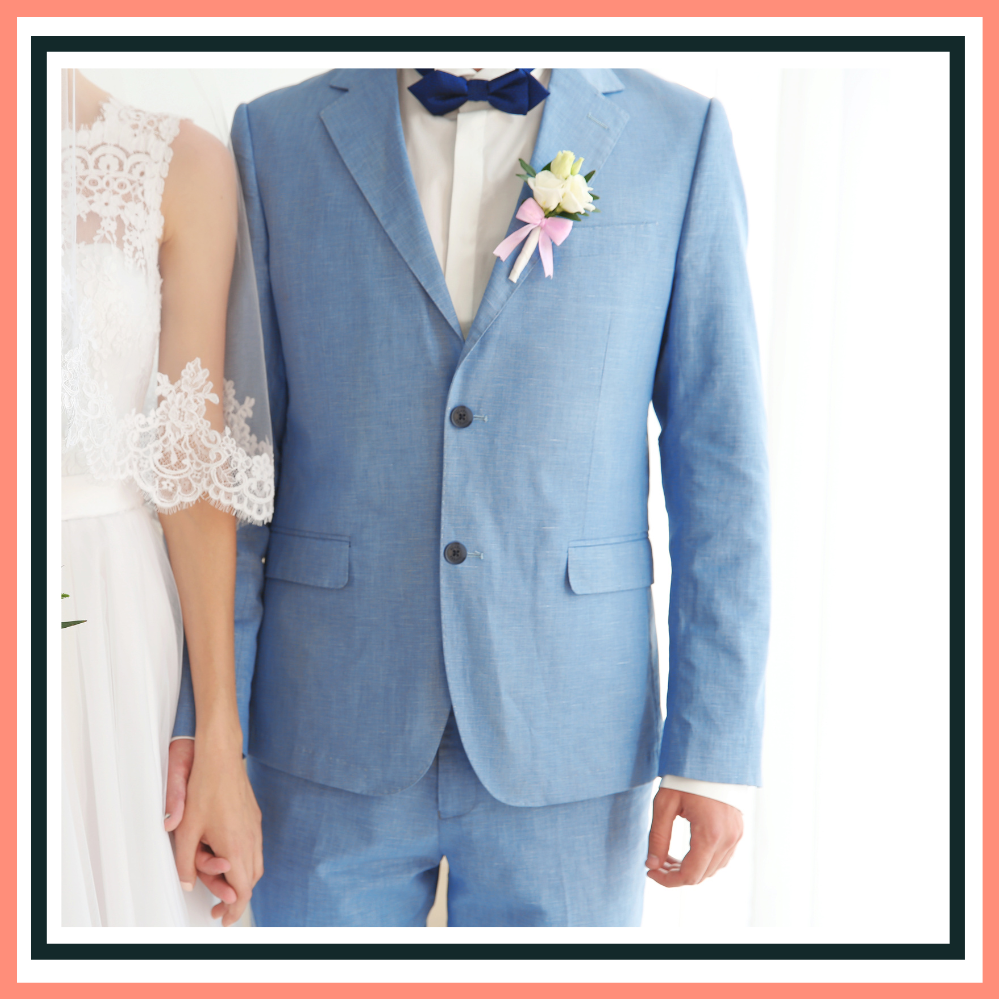 terno para noivo azul claro