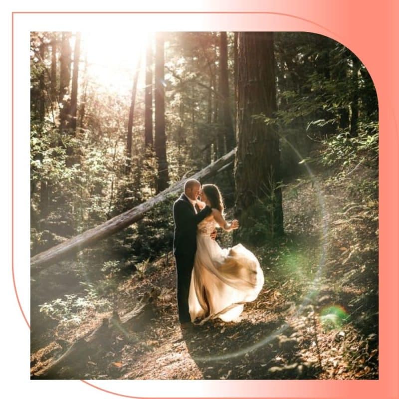PRÉ wedding na floresta