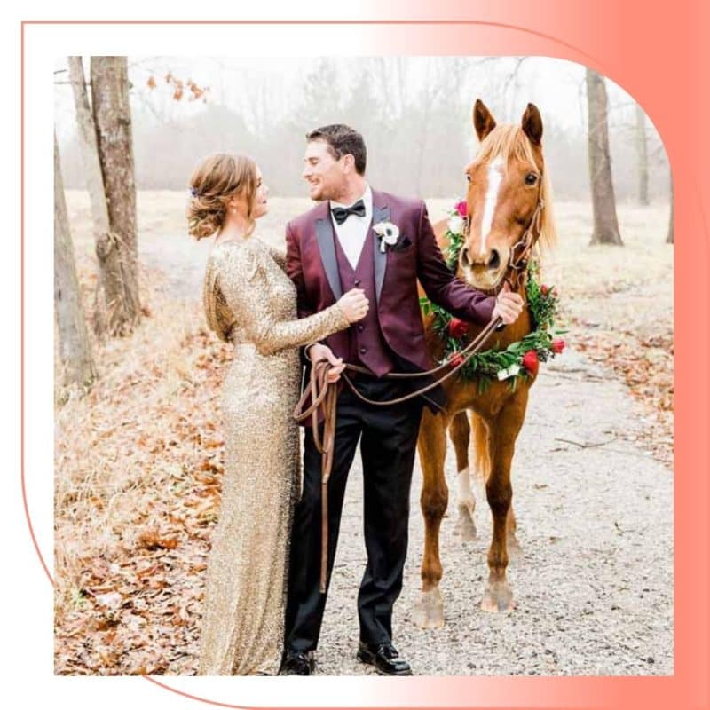 pré wedding com cavalo