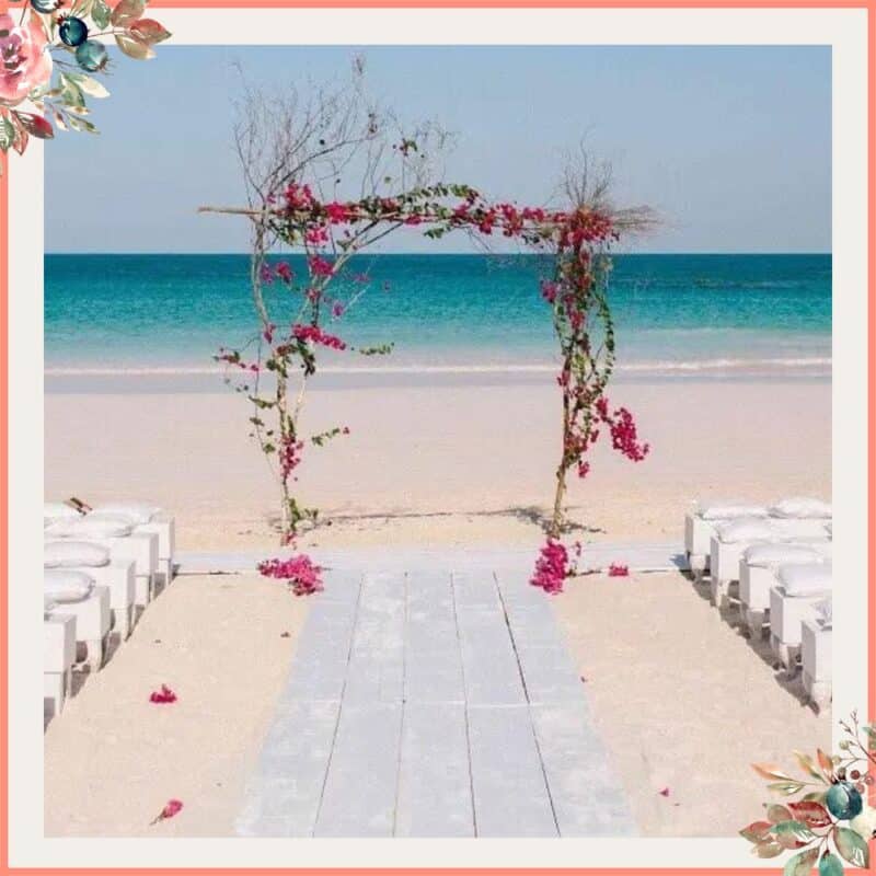 mini wedding na praia 