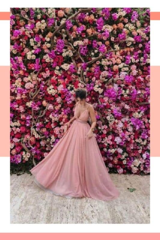 vestido de noiva rosé