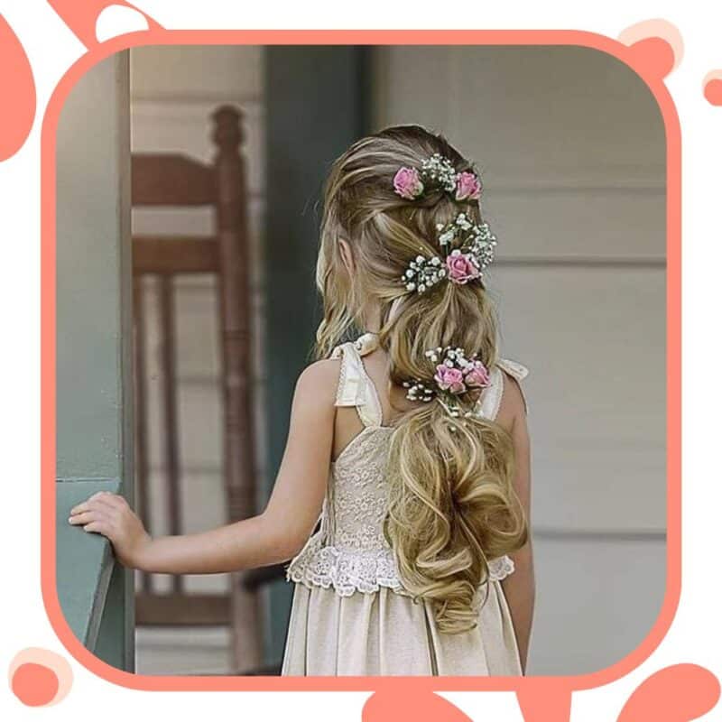 Penteado para cabelo de daminhas