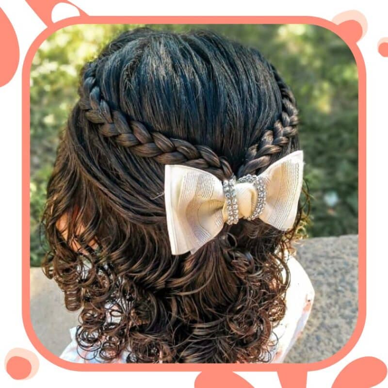 100 ideias de Penteados para Daminhas  Penteado para daminhas, Penteados  infantis para casamento, Penteados infantis