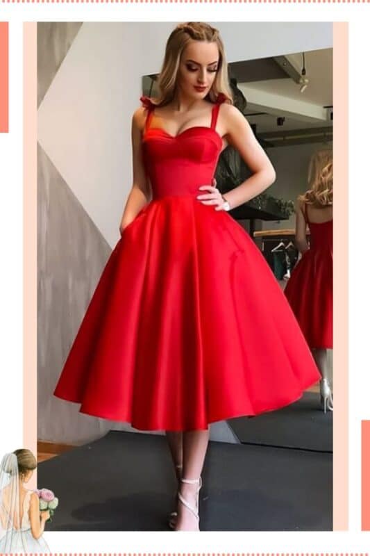 vestido de noiva civil vermelho princesa