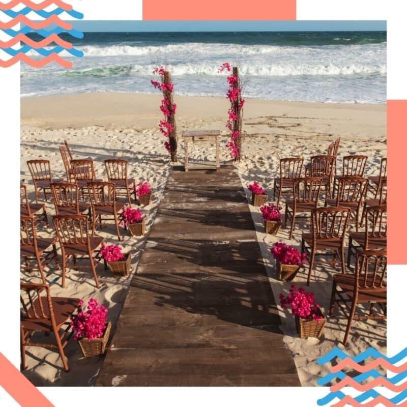 decoração de casamento na praia simples