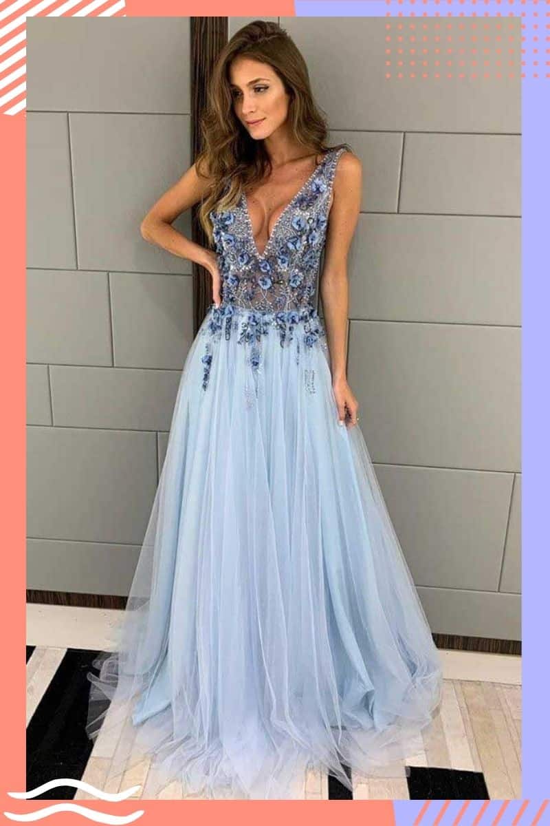 Vestido De Noiva Azul Mais De Modelos Inspiradores