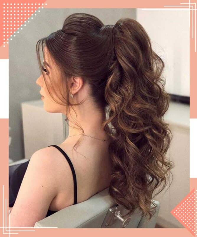 cabelo longo preso madrinha de casamento