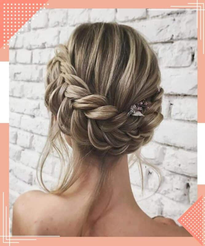 penteado feminino trança moderna