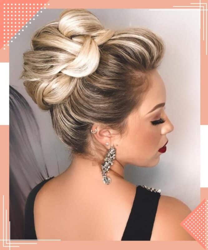 penteado para madrinha da noiva coque loiro