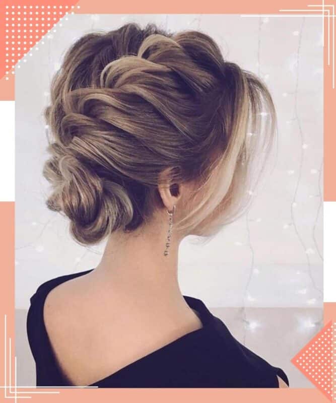 penteado para madrinha de casamento coque e trança