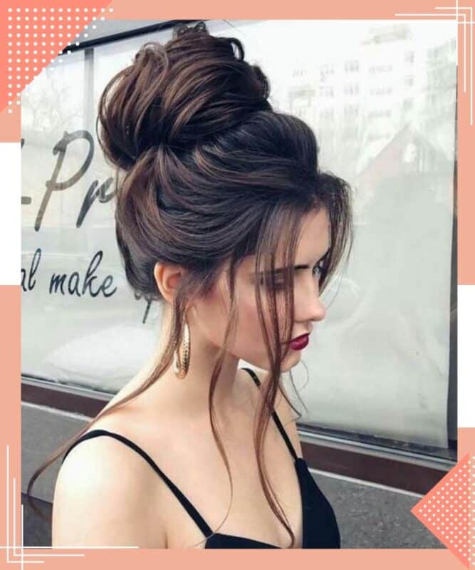 penteado para madrinha de casamento luxuosa com coque