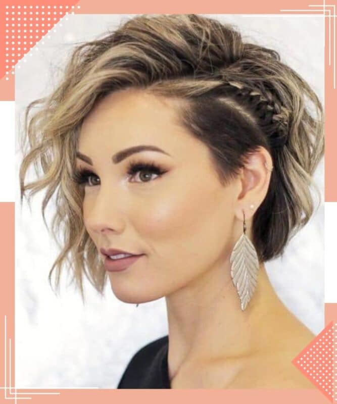 penteado super moderno em cabdelo bem curto