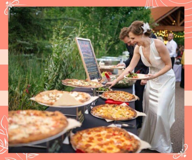 pizza em casamento uma ideia incrivel