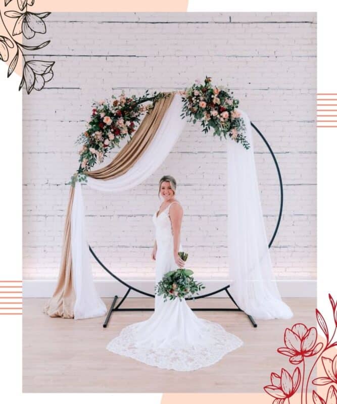 arco de flores casamento lindo
