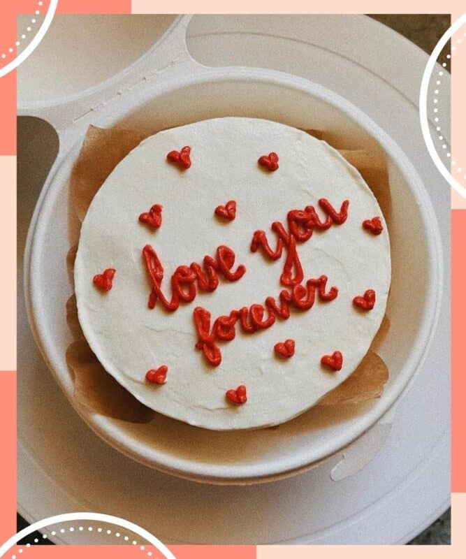 bento cake love you forever