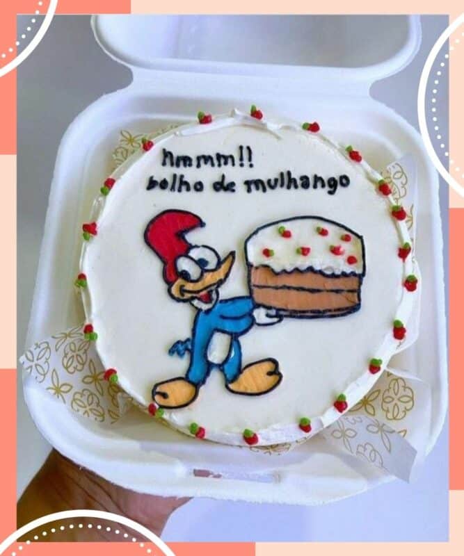 bento cake namorado picapau