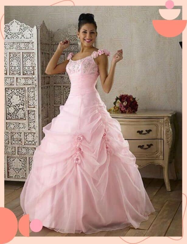 vestido de noiva colorido rosinha