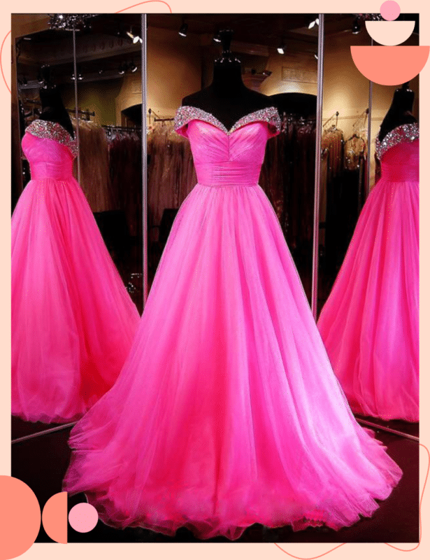vestido de noiva princesa colorido rosa pink