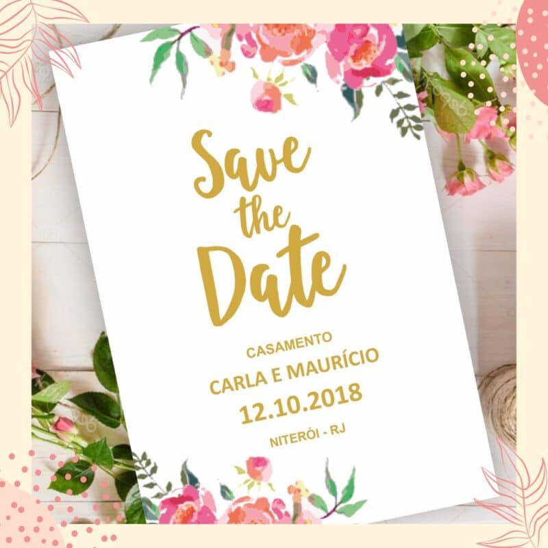 save the date simples
