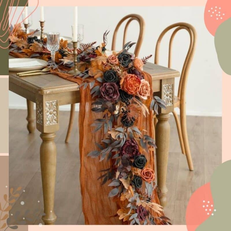 flores e mesa casamento boho