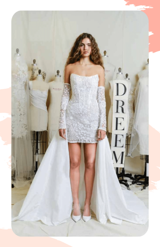 vestido de noiva branco com saia 2024