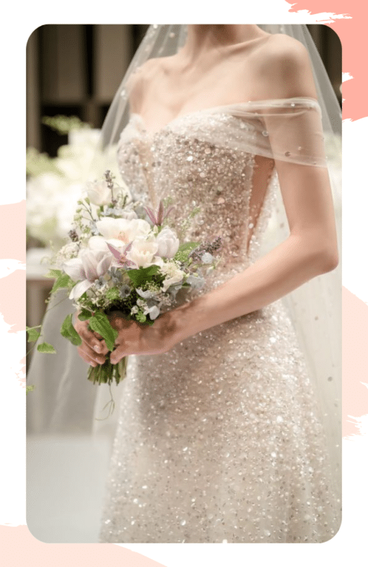 vestido de noiva brilhante 2024