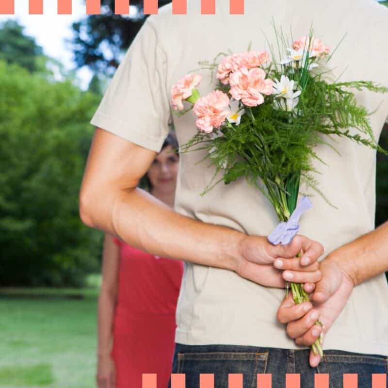 flores como presente simbólico pedido de desculpas