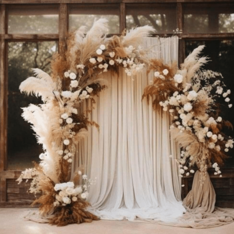 decoração de casamento mocha mousse