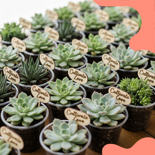 LEMBRANCINHAS DE CASAMENTO SUCULENTAS