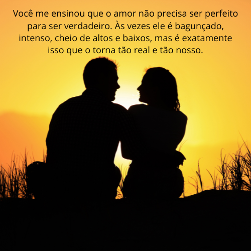 frase longa para legendar foto de casal apaixonado